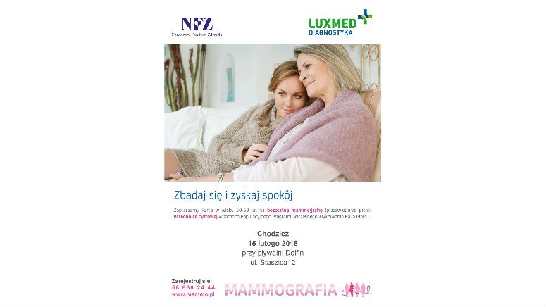 Mammografia - Mammobus LUX MED 