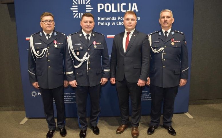  Pożegnanie Komendanta chodzieskiej Policji insp. Przemysława Kozła