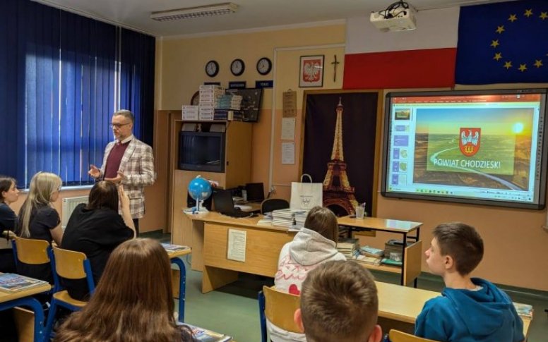 Spotkanie z uczniami Szkoły Podstawowej w Budzyniu