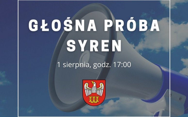 Głośna próba syren