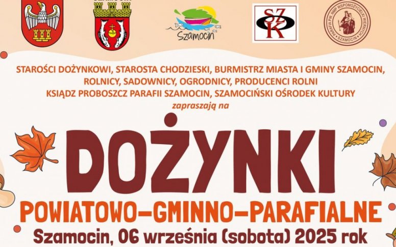 Starości Dożynek Powiatowo-Gminno-Parafialnych w Szamocinie