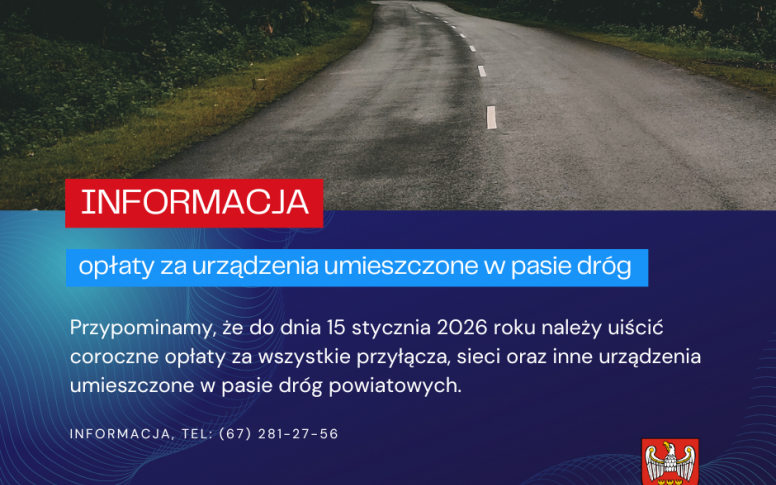 Opłaty za urządzenia umieszczone w pasie dróg