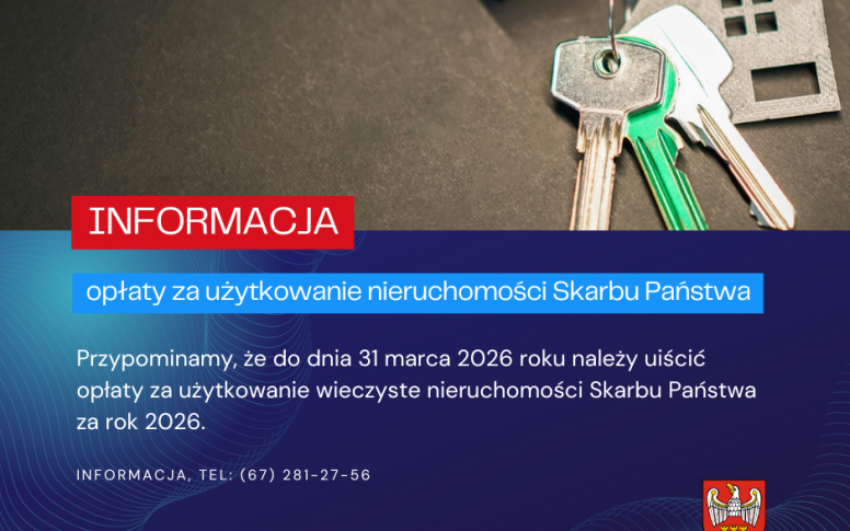 Opłaty za użytkowanie nieruchomości Skarbu Państwa