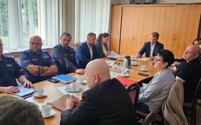 Posiedzenie Powiatowej Komisji Bezpieczeństwa i Porządku