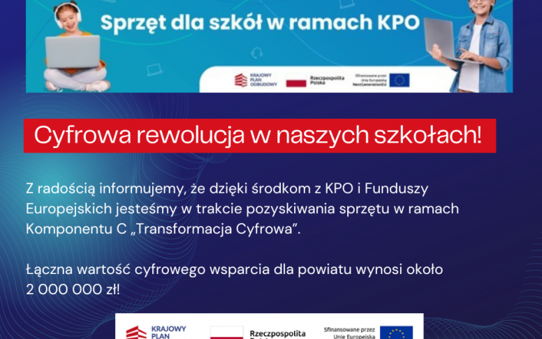 Cyfrowa rewolucja w naszych szkołach